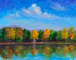 Lake Tomahawk Painting