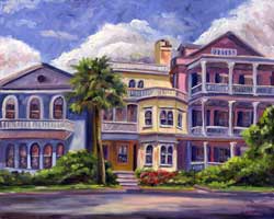 Historic Charleston Houses Print
