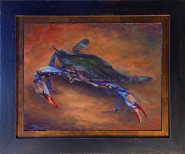 Blue Crab Framed Prints