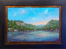 Chimney Rock Lake Lure art Prints
