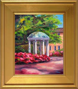 UNC Old Well Framed Print