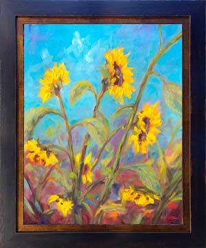 sunflower print fine art
