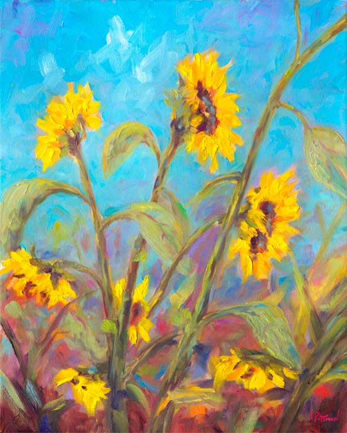 Sunflowers OIl painting and prints