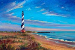 Cape Hatteras Lighthouse Painting Prints Artwork