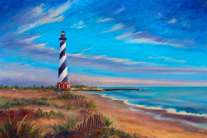 Cape Hatteras Lighthouse Oil painting on Canvas