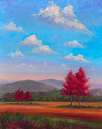 Autumn Fall Leaves Color NC Mountains Artist