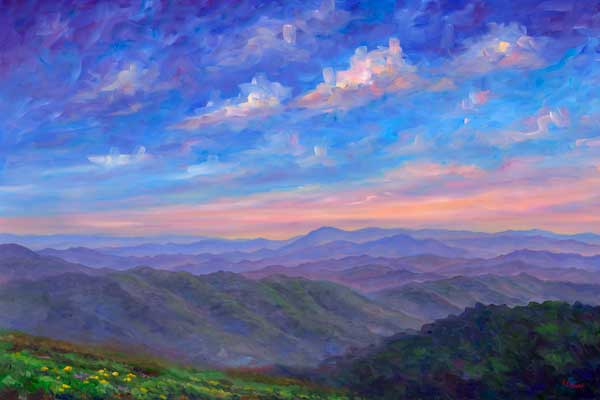 Max Patch View oil painting