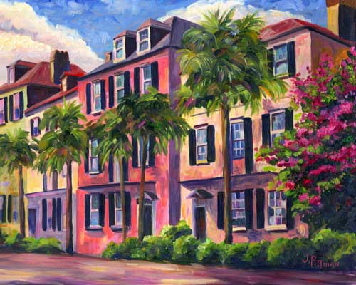 Rainbow Row Homes in Charleston SC