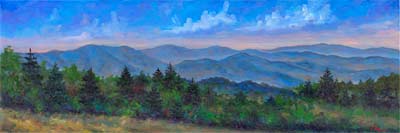 Roan Mountain Panorama Painting