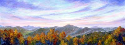 Madison County Painting Panoramic Mountains
