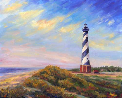 Hatteras Oil Painting and Print
