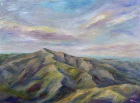 Oil Painitng of Cold Mountain