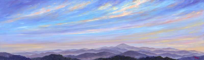 Asheville Landscape Mountain Painting