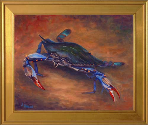 blue crab painting