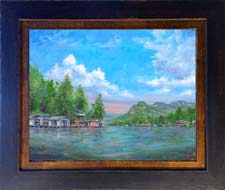 Painting of Lake Lure