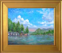 Painting of Lake LUre