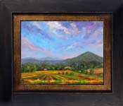 Painting of Rural Farm Field
