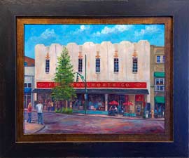 Painting of Woolworth Walk