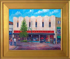 Painting of Woolworth Walk