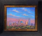 Charlotte Skyline Framed Art